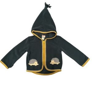 Hanna Andersson baby girl fleece jacket